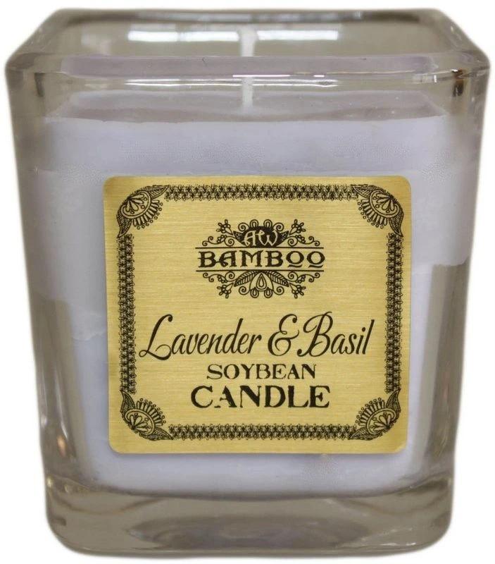 Soybean Jar Candles - Lavender & Basil by AW Dropship UK