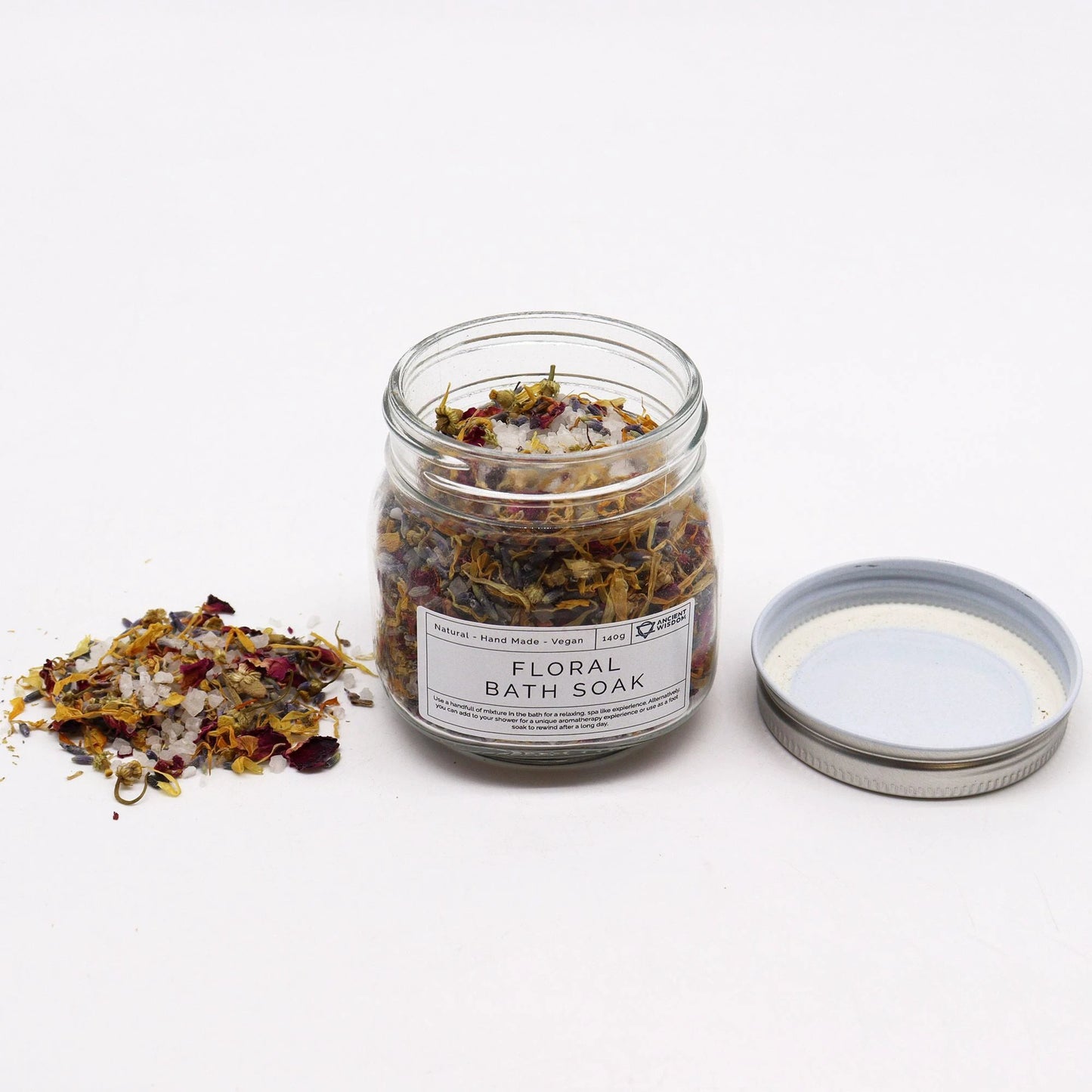 Floral Bath Soak - Natural - 140g by AW Dropship UK