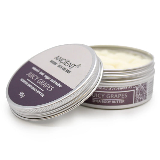 Scented Shea Body Butter 90g - Juicy Grapes by AW Dropship UK