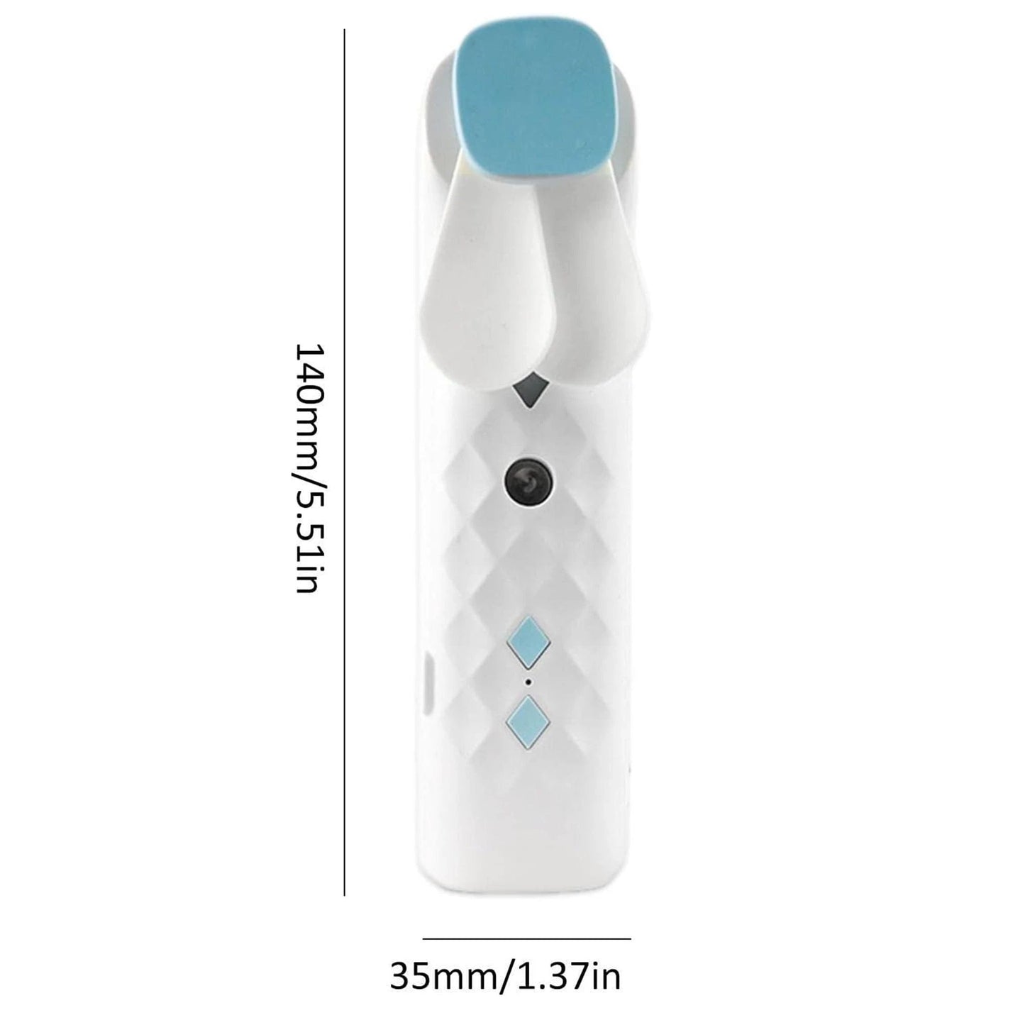 White Nano Mist Face Fan & Spray - USB chargable by AW Dropship UK