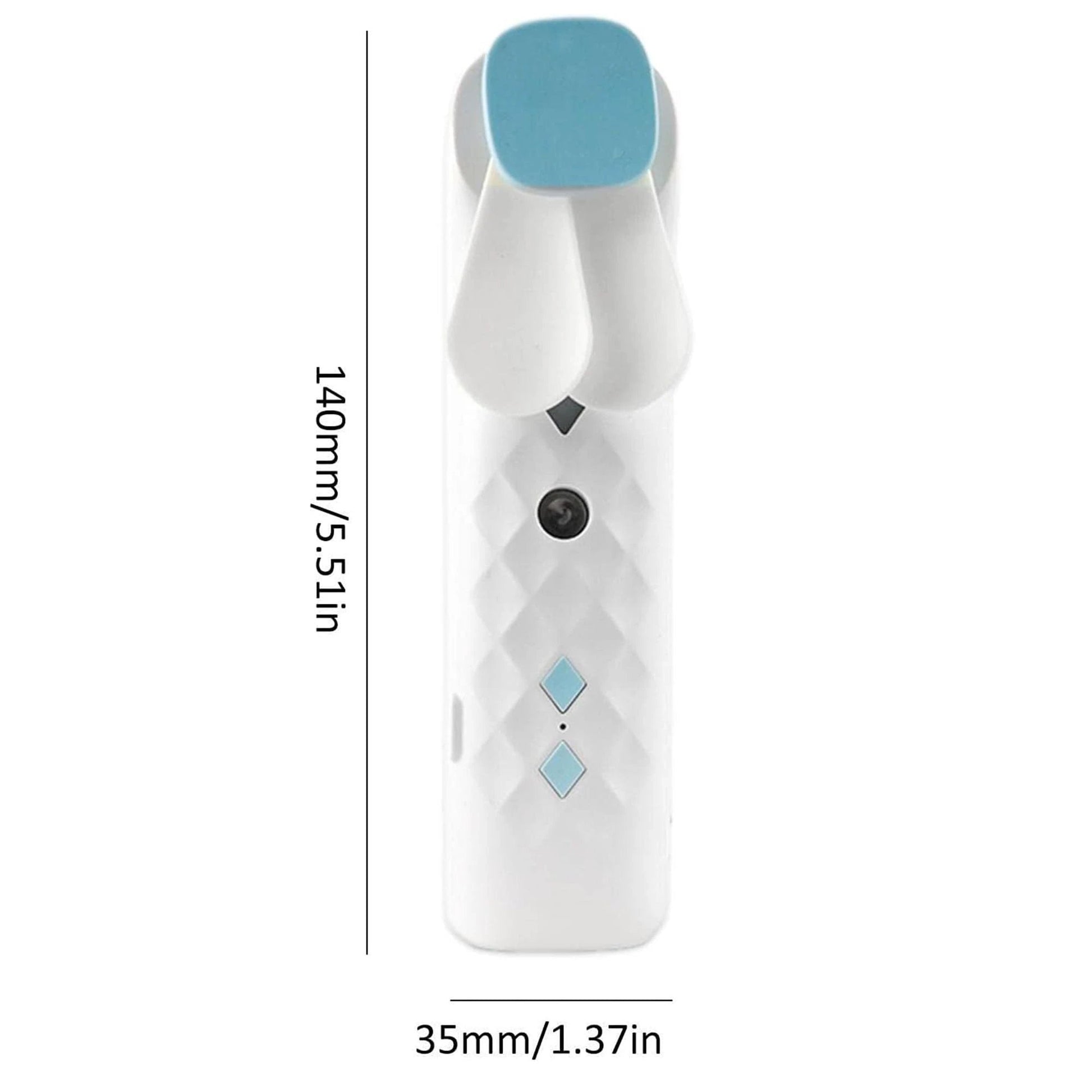 White Nano Mist Face Fan & Spray - USB chargable by AW Dropship UK