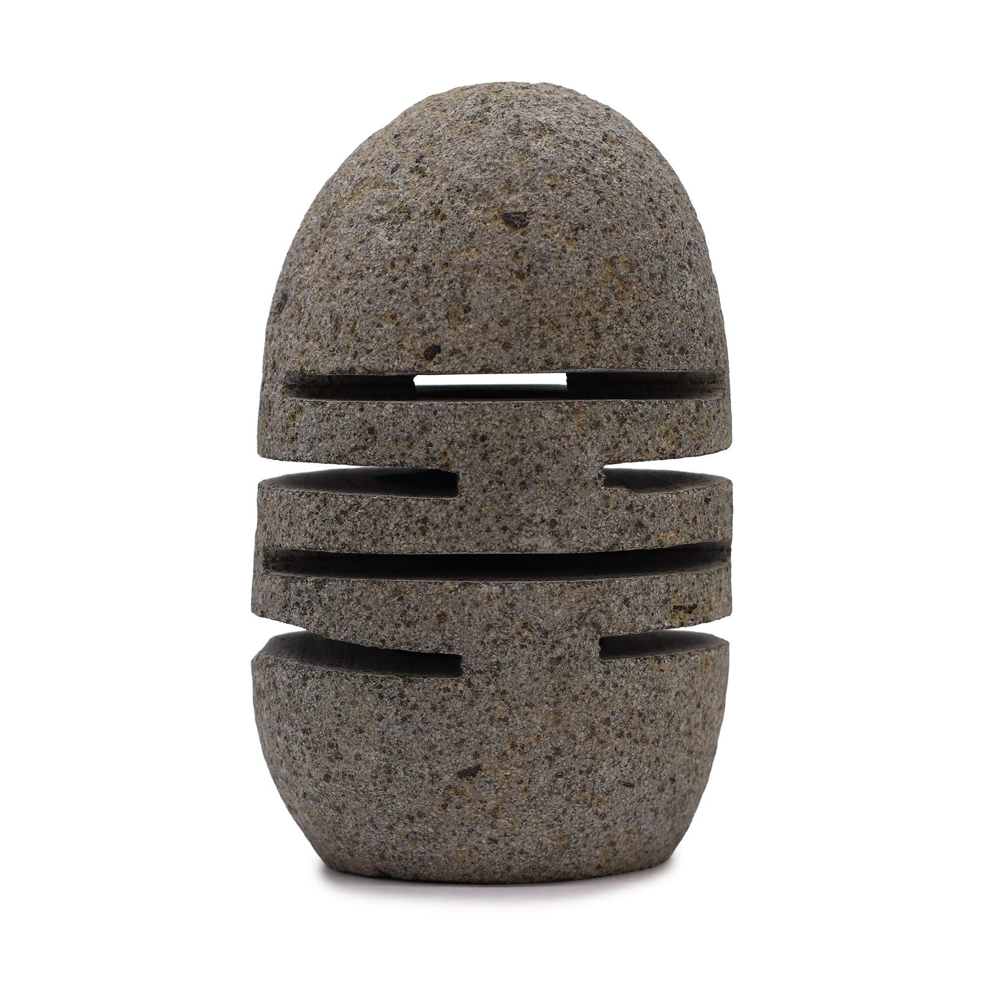 Natural Riverstone Candle Holder - Standing Stone Cut by AW Dropship UK