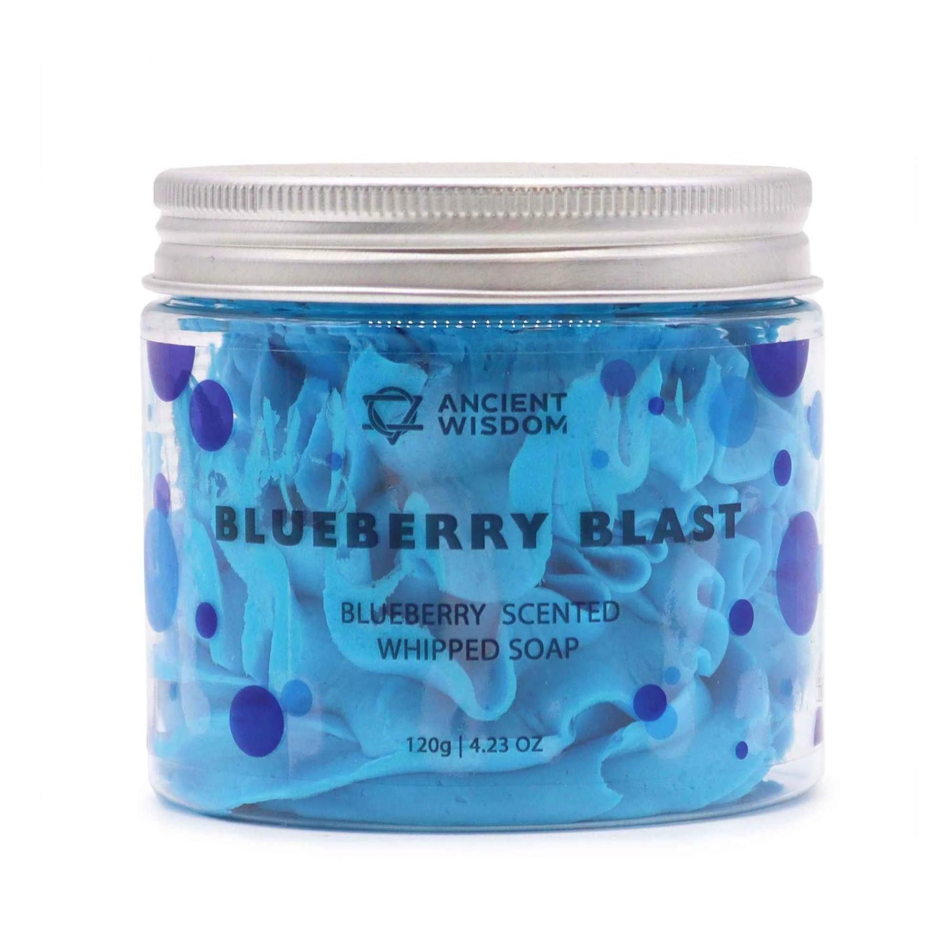 Blueberry Whipped Soap 120g – Luxurious Creamy Cleanse