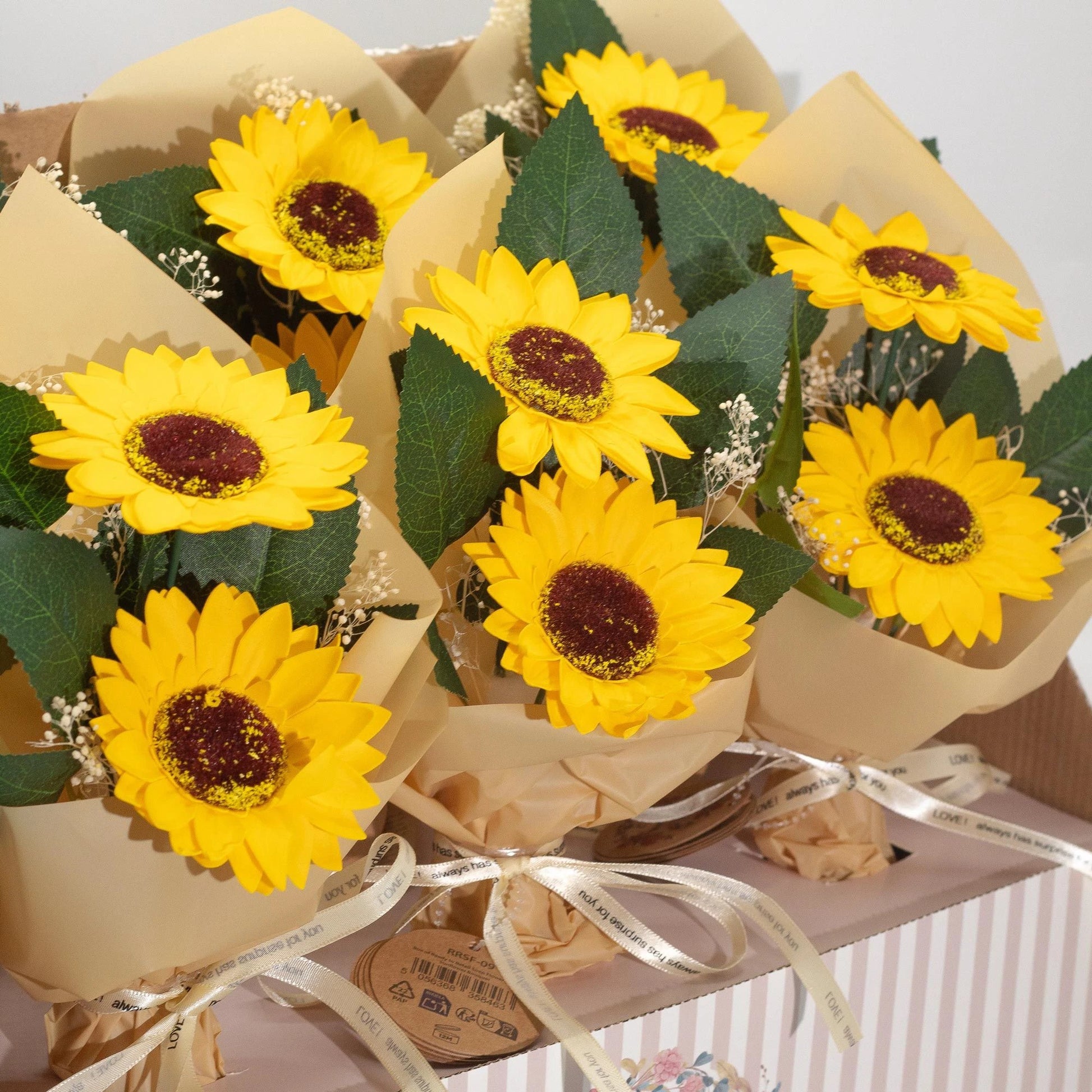 Soap Flower - Two Sunflower Bouquet by AW Dropship UK