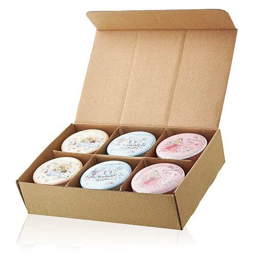 Art Tin Candle - Assorted Design - Friendly Messages - Parma Violet by AW Dropship UK