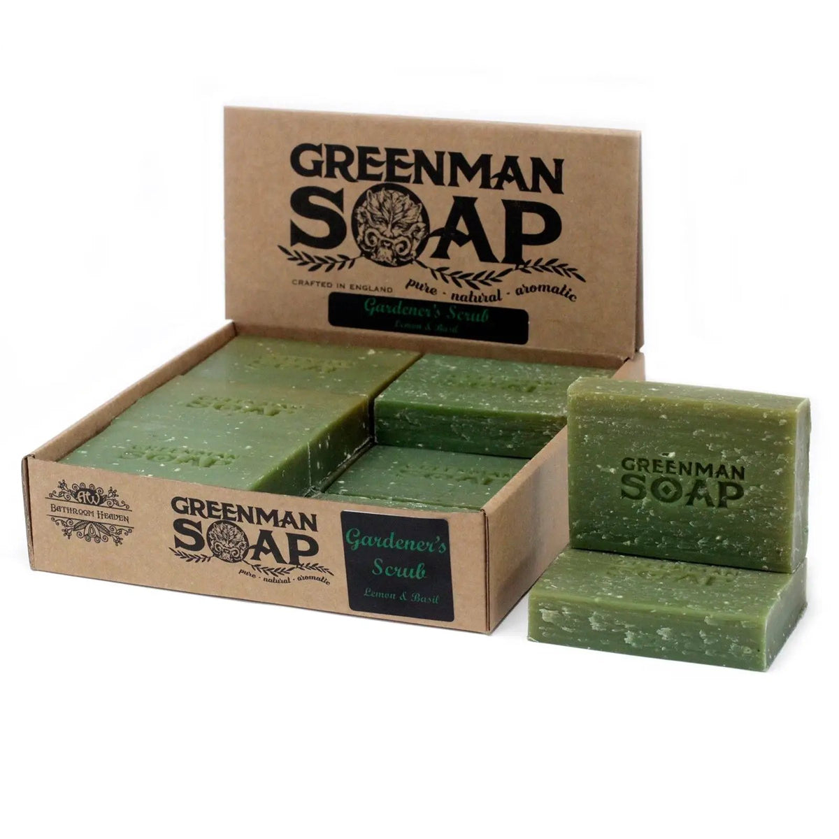 Greenman Soap Slice 100g - Gardener's Scrub by AW Dropship UK