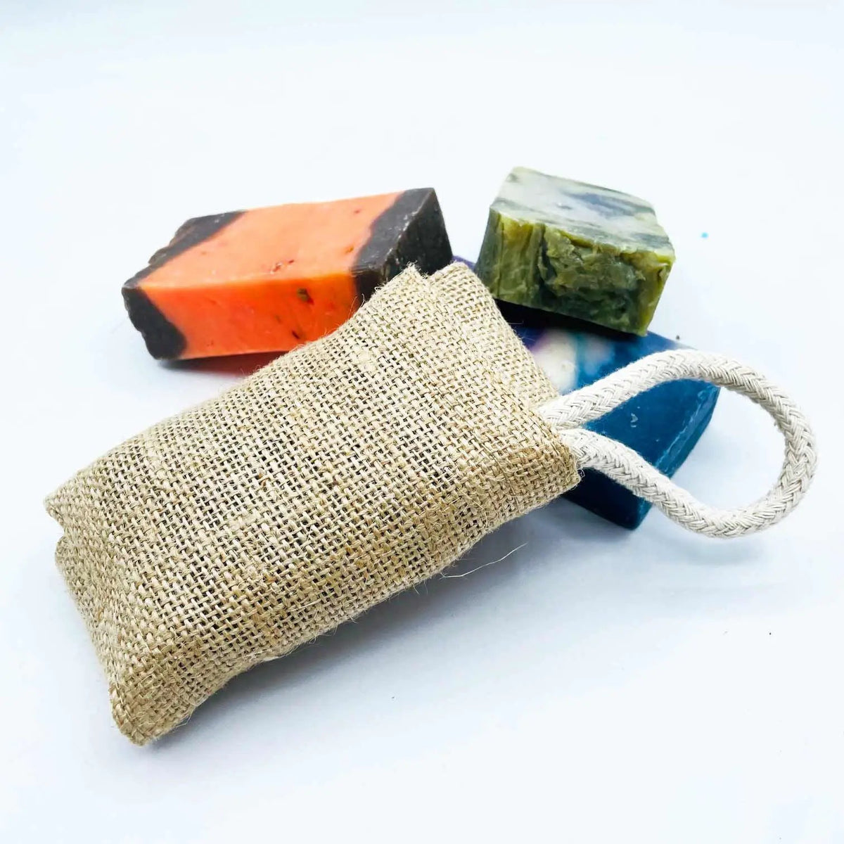 Jute Scrub Soap Pouch - Natural by AW Dropship UK