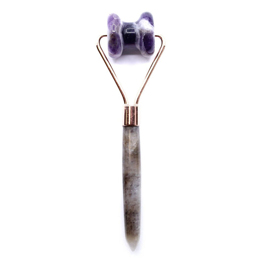 Gemstone Jawline Roller - Amethyst by AW Dropship UK