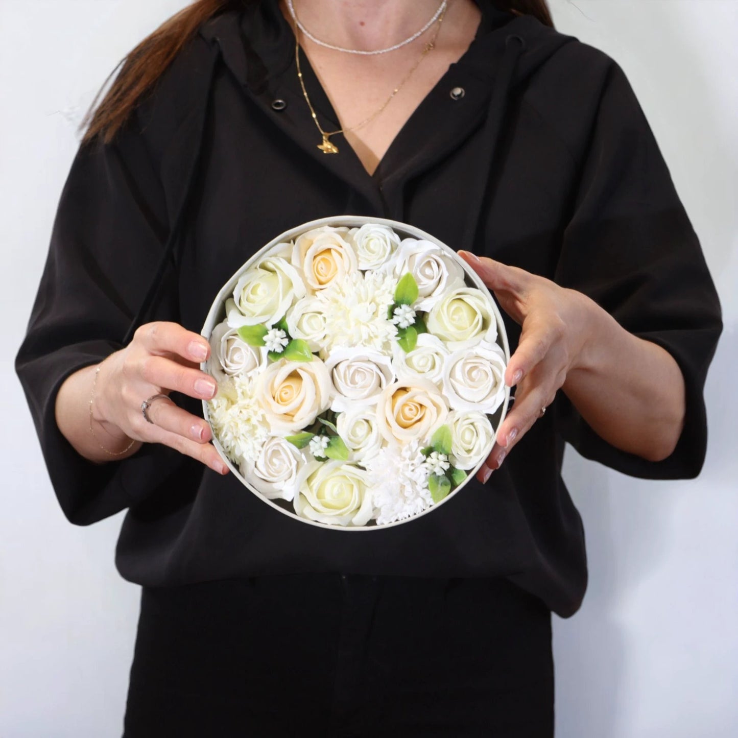 Round Box - Wedding Blessings - White & Ivory by AW Dropship UK