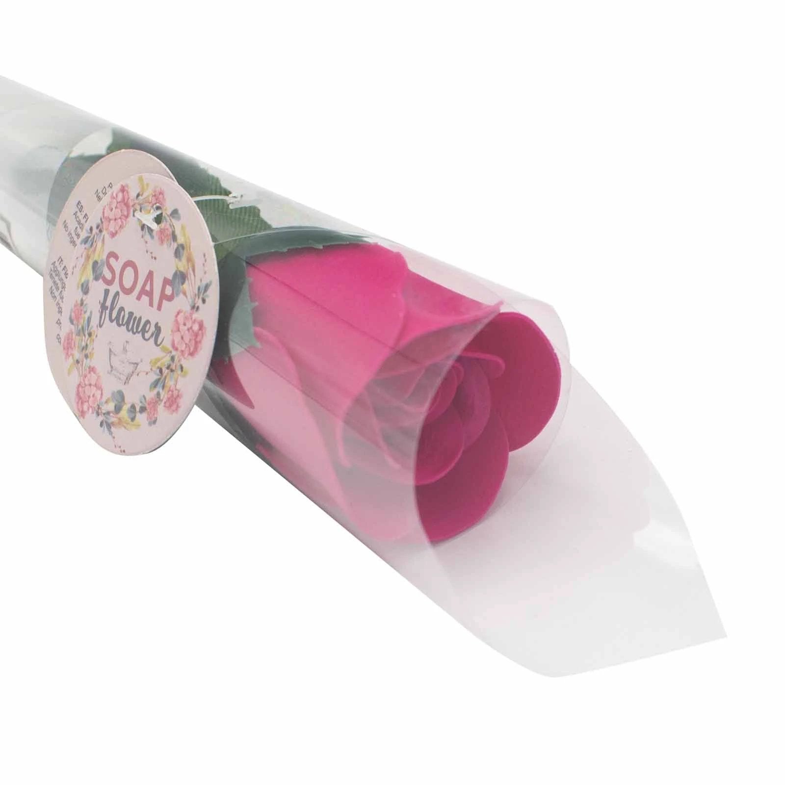 Soap Flower - Small Pink Rose by AW Dropship UK