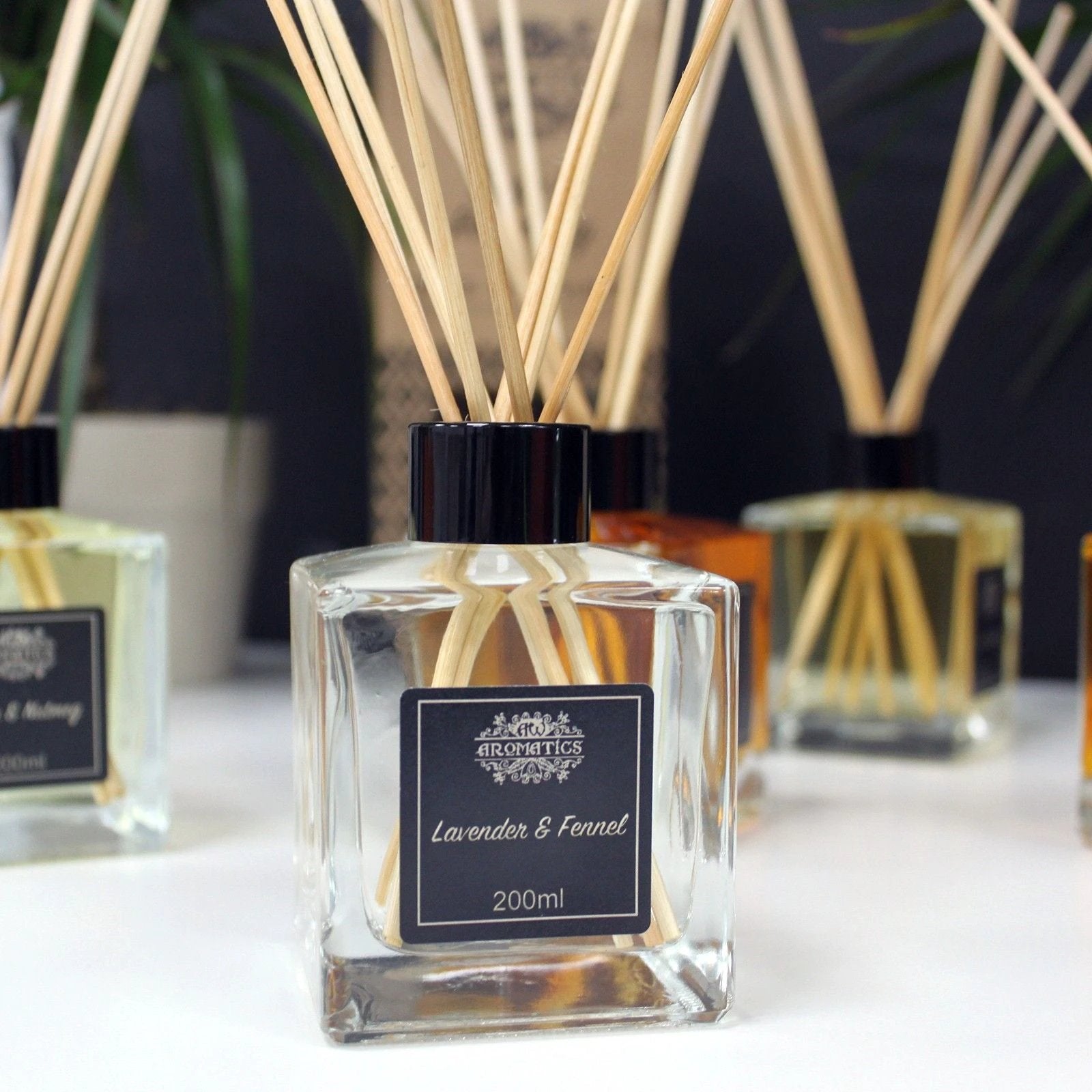 200ml Lavender & Fennel Essential Oil Reed Diffuser by AW Dropship UK