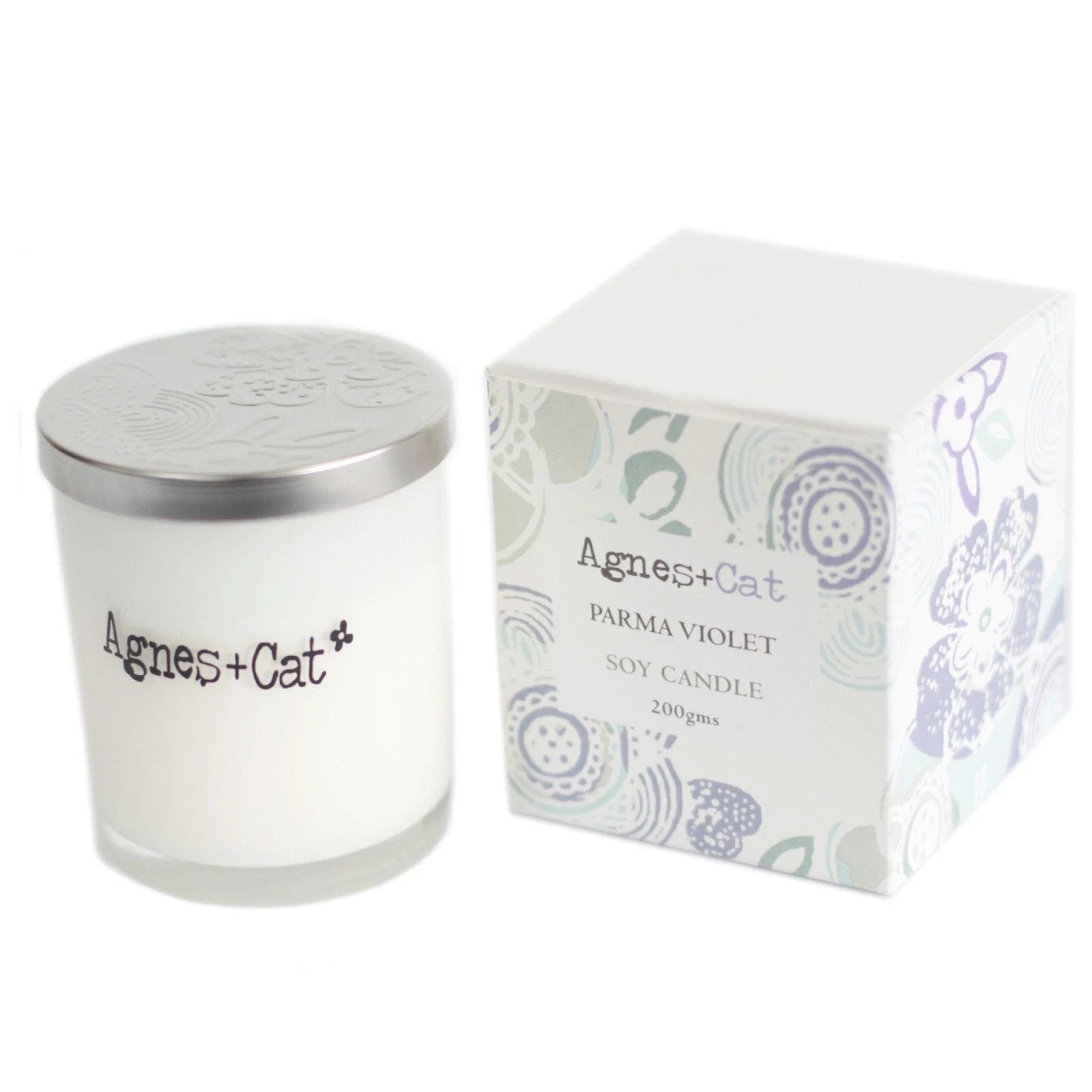 Agnes + Cat Votive Candle - Parma Violet by AW Dropship UK