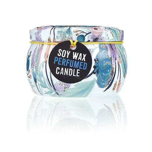 Art Tin Candle - Assorted Design - Russian Dolls - Dolly Blue by AW Dropship UK