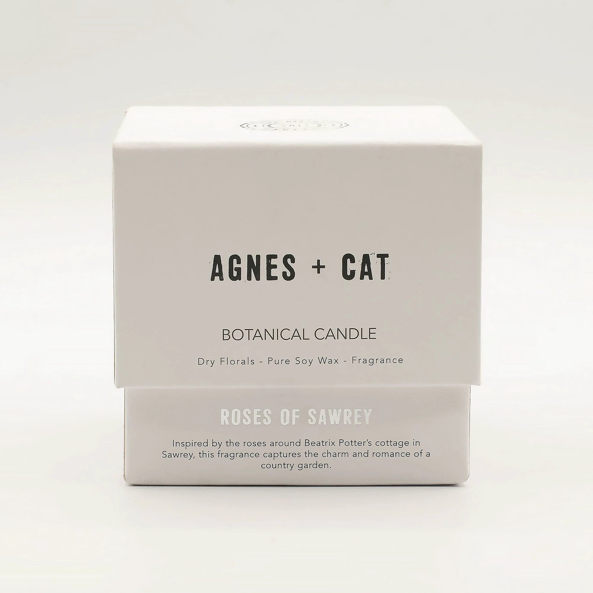 Agnes + Cat Botanical Soy Wax Candle - Roses of Sawrey by AW Dropship UK