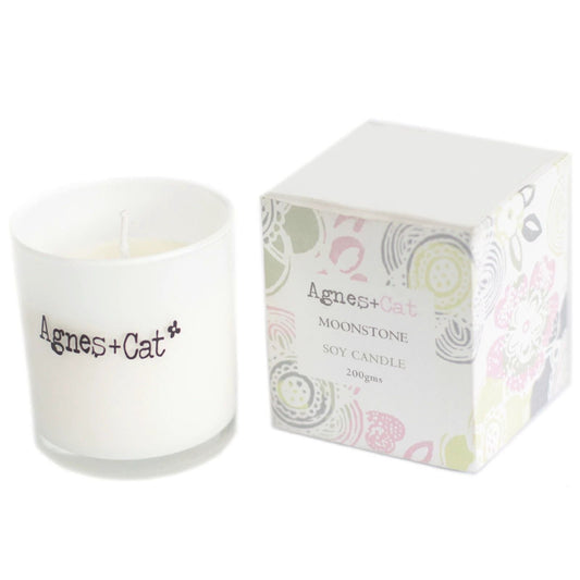 Agnes + Cat Votive Candle - Moonstone by AW Dropship UK