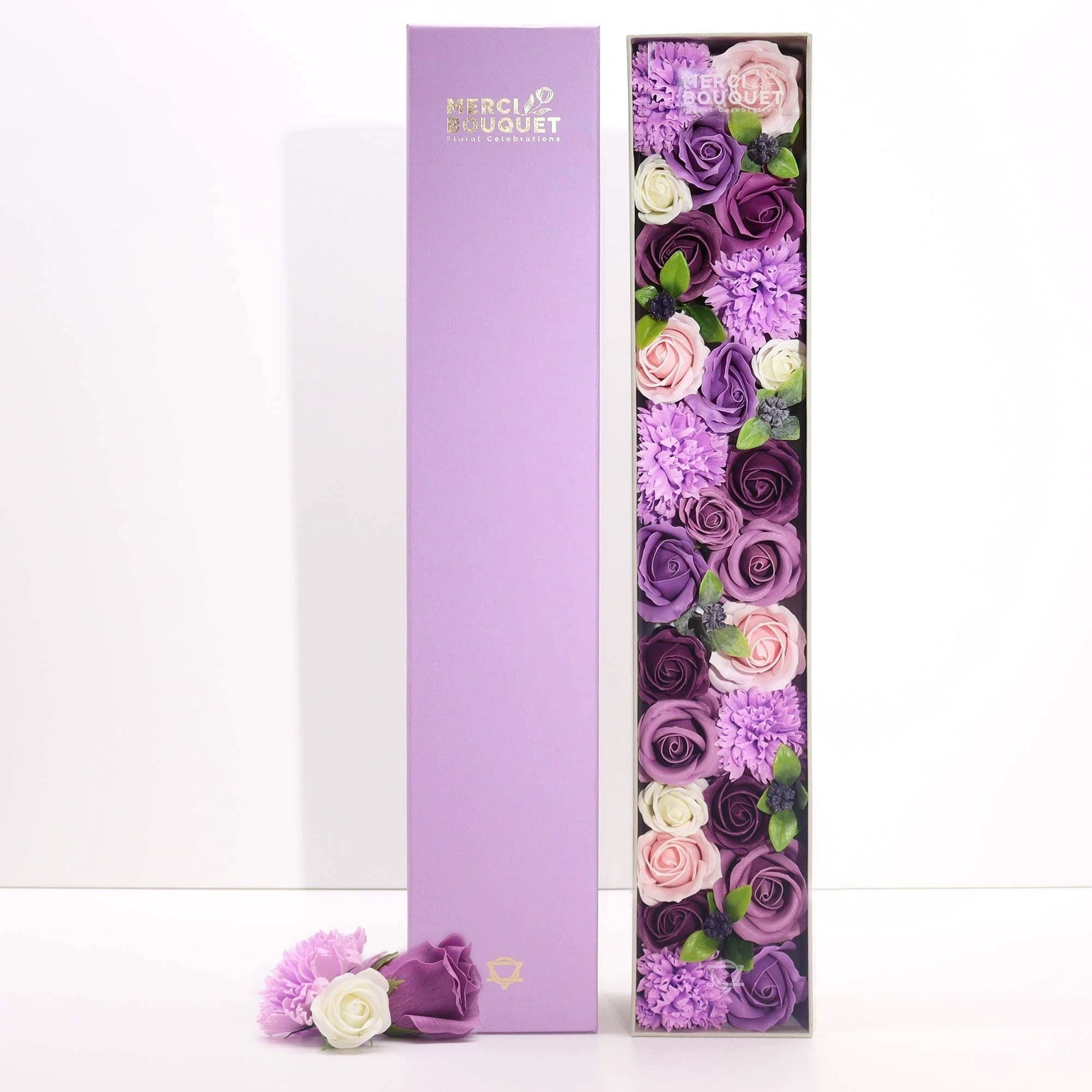 Extra Long - Lavender Rose & Carnation by AW Dropship UK