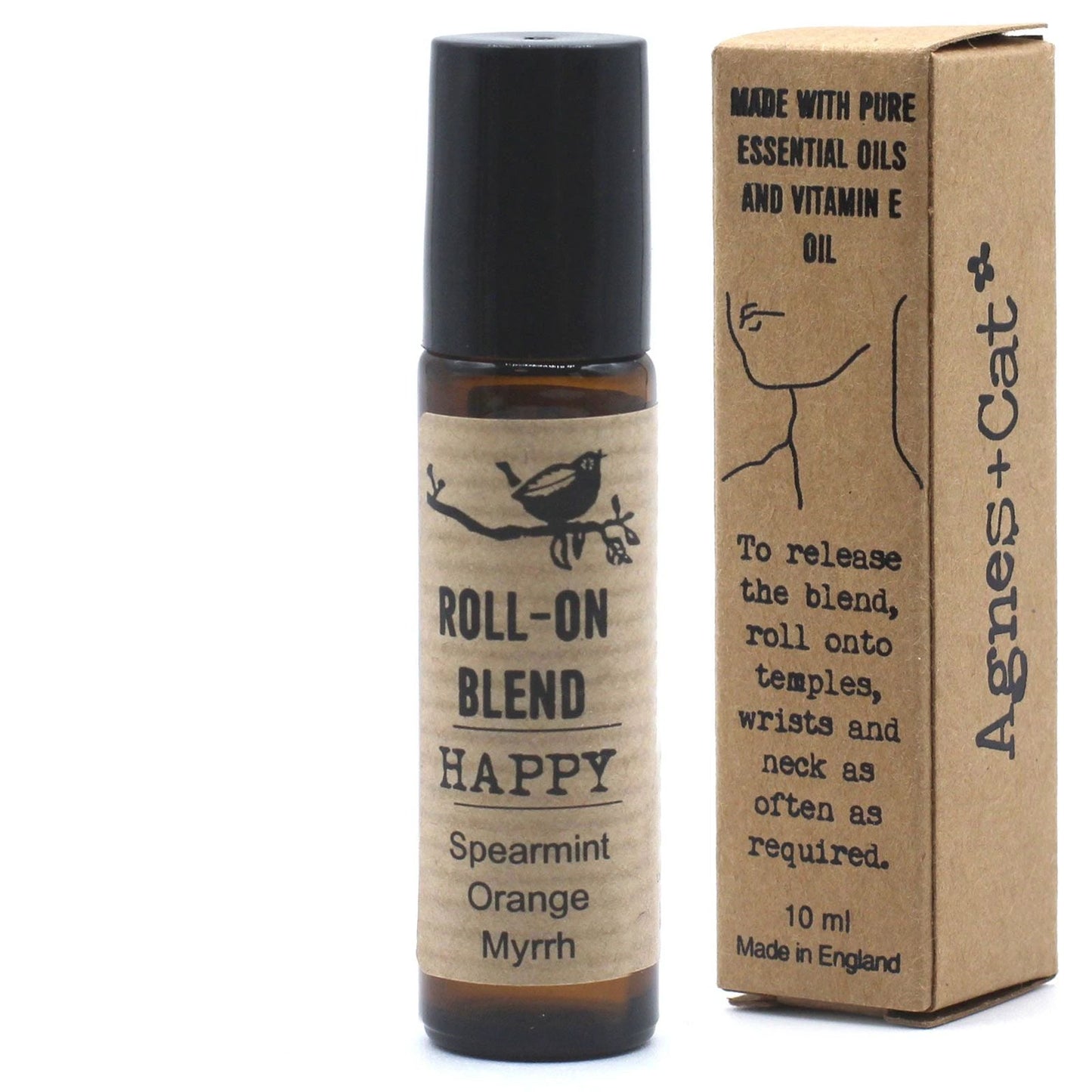 Agnes + Cat Roll On Essential Oil Blend - HAPPY by AW Dropship UK