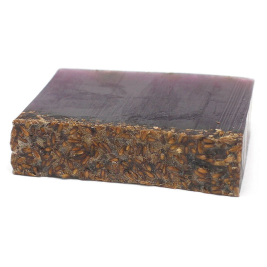Sleepy Lavender Handmade Soap Slice 100g With Dried Lavender And Pure Essential Oils For Relaxation And Tension Relief by AW Dropship UK
