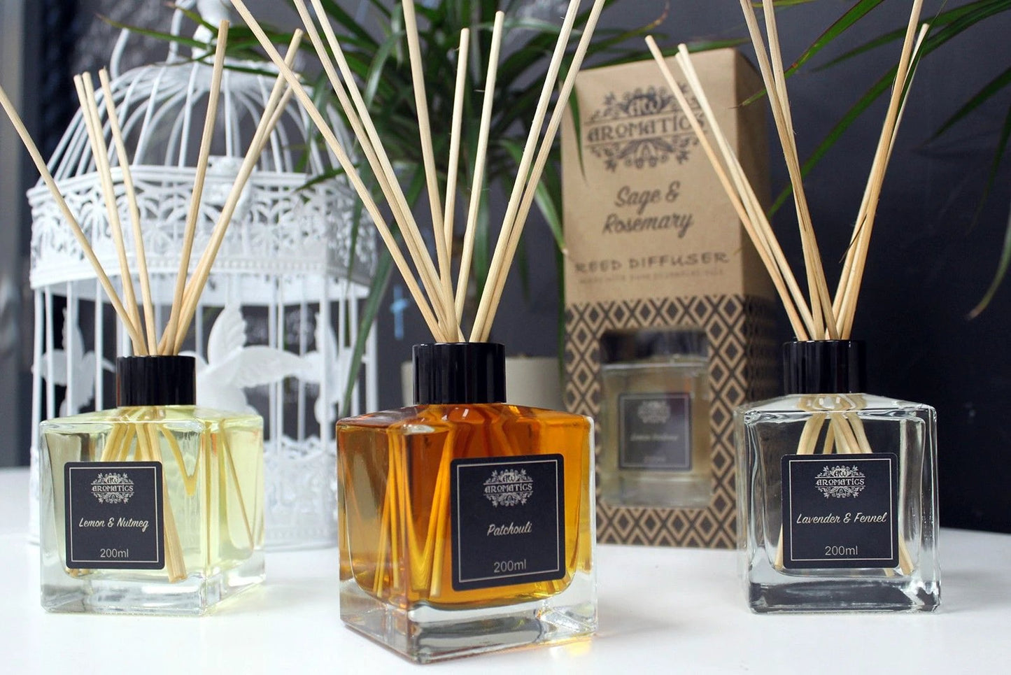 200ml Patchouli Essential Oil Reed Diffuser by AW Dropship UK