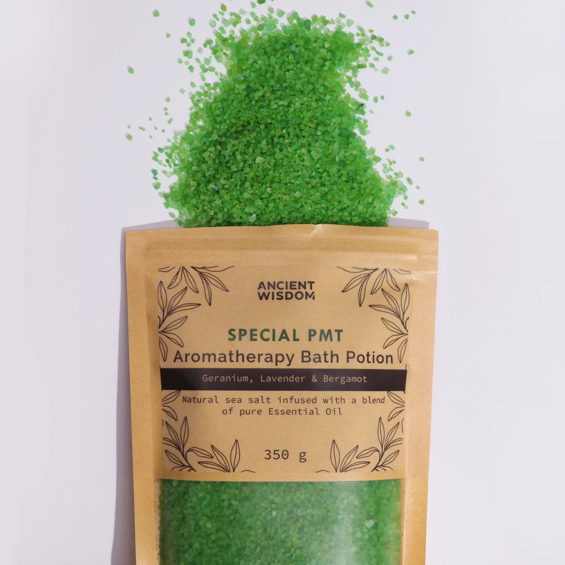 Aromatherapy Bath Potion in Kraft Bag 350g - PMT by AW Dropship UK