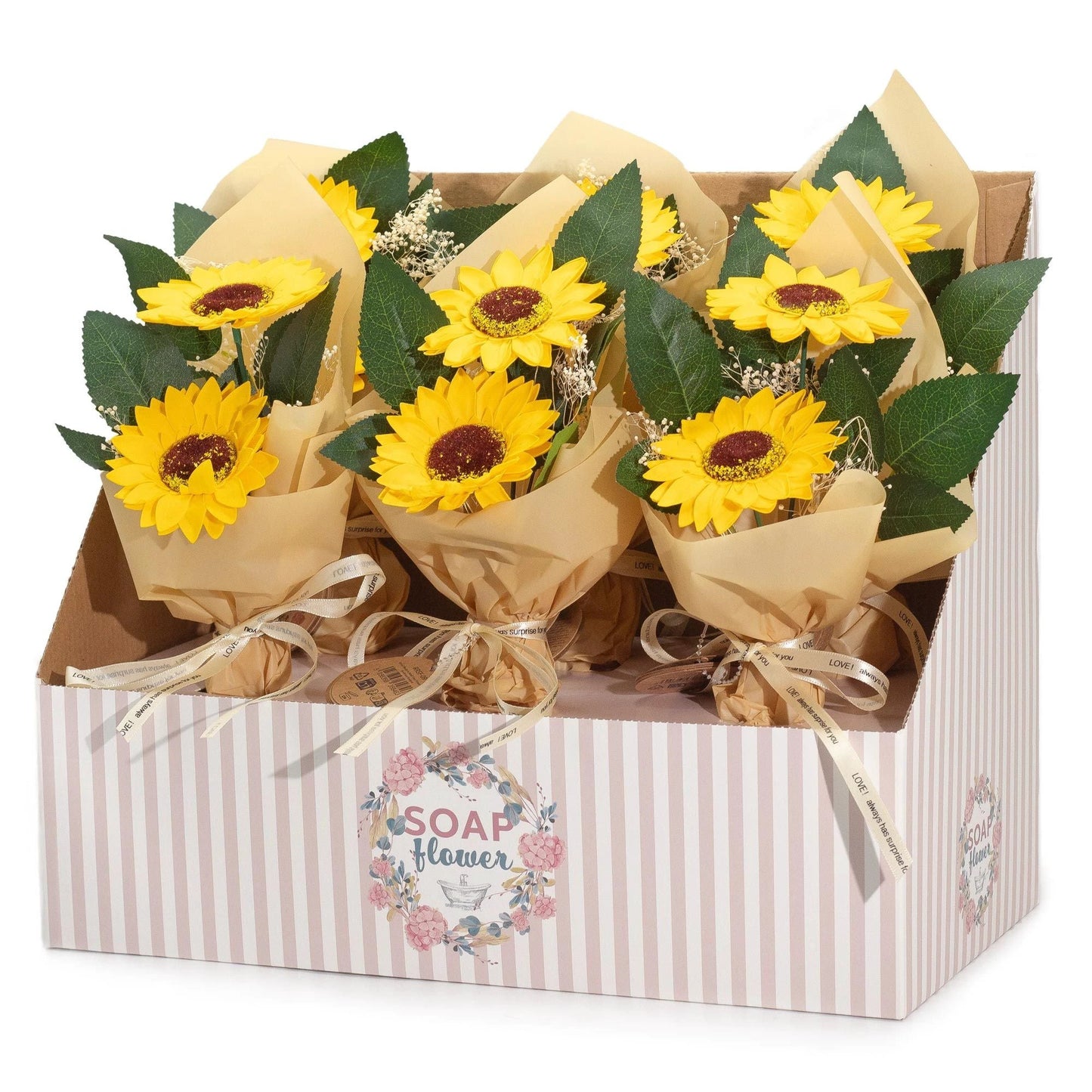 Soap Flower - Two Sunflower Bouquet by AW Dropship UK