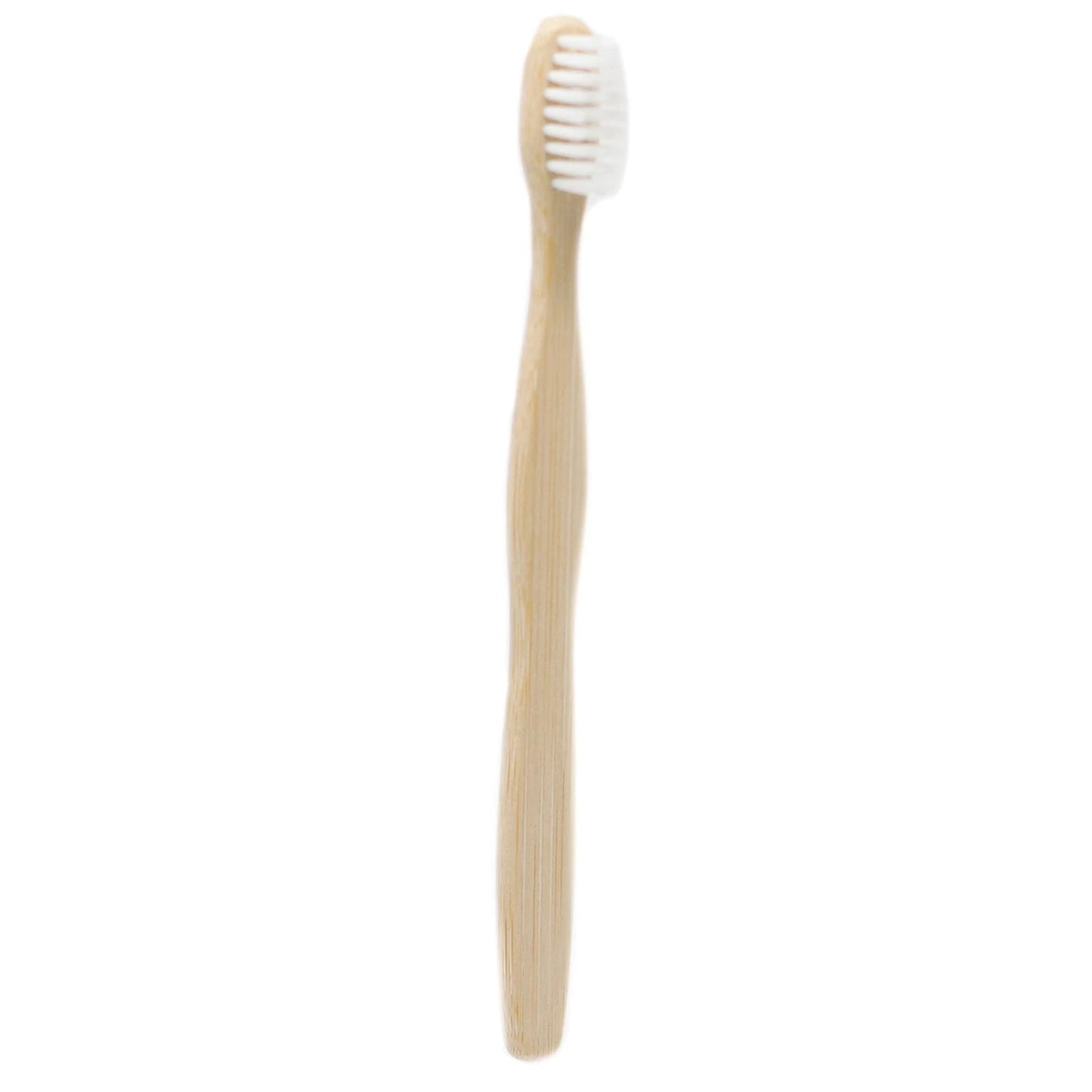Bamboo Toothbrush - White - Family Pack of 4 - Med Soft by AW Dropship UK