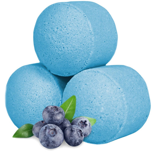 1.3 Kg Box Of Chill Pills Mini Bath Bombs Blueberry Scent 108 Hand Made Bombs Gift Set by AW Dropship UK