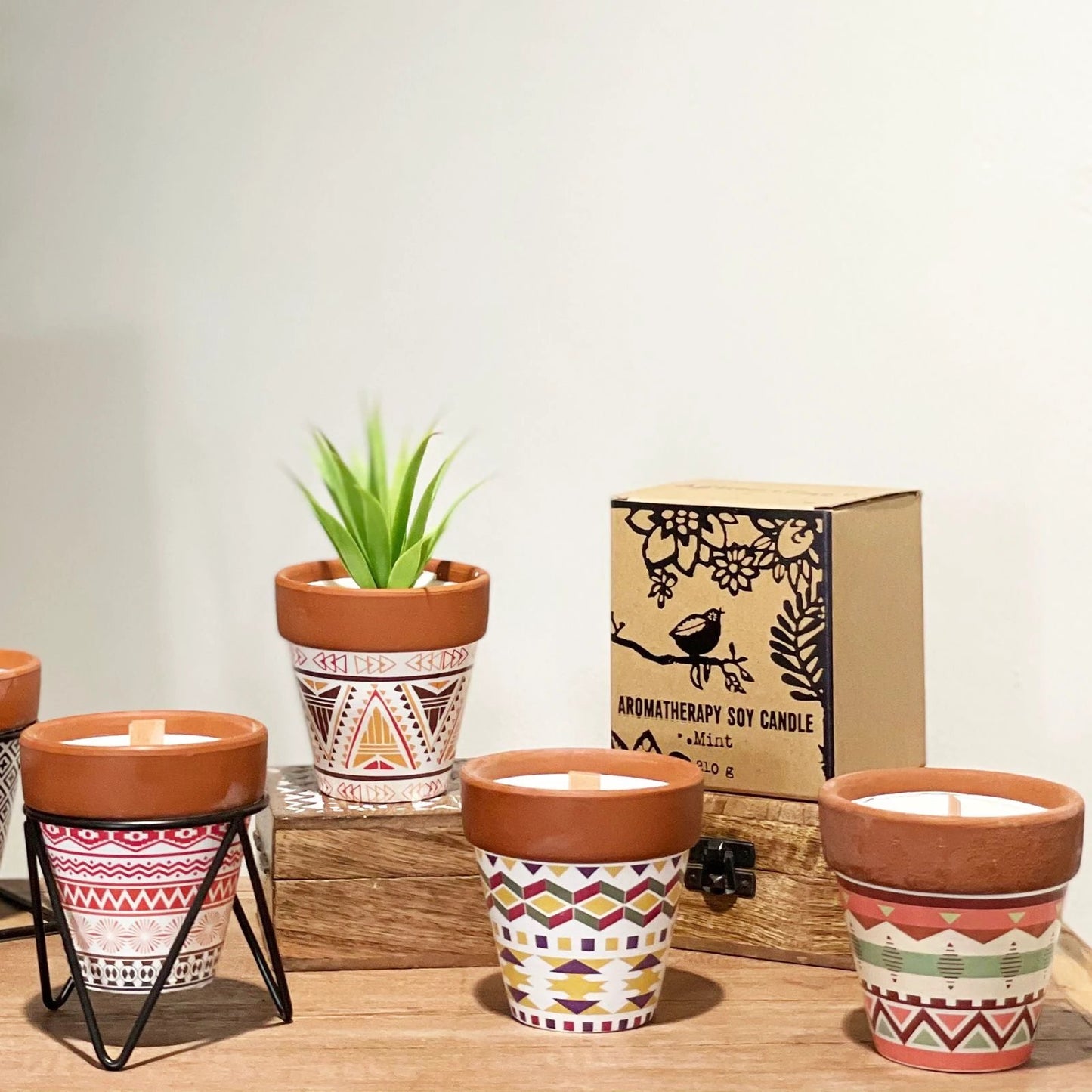 Agnes + Cat Herb Garden Candles - Clove by AW Dropship UK