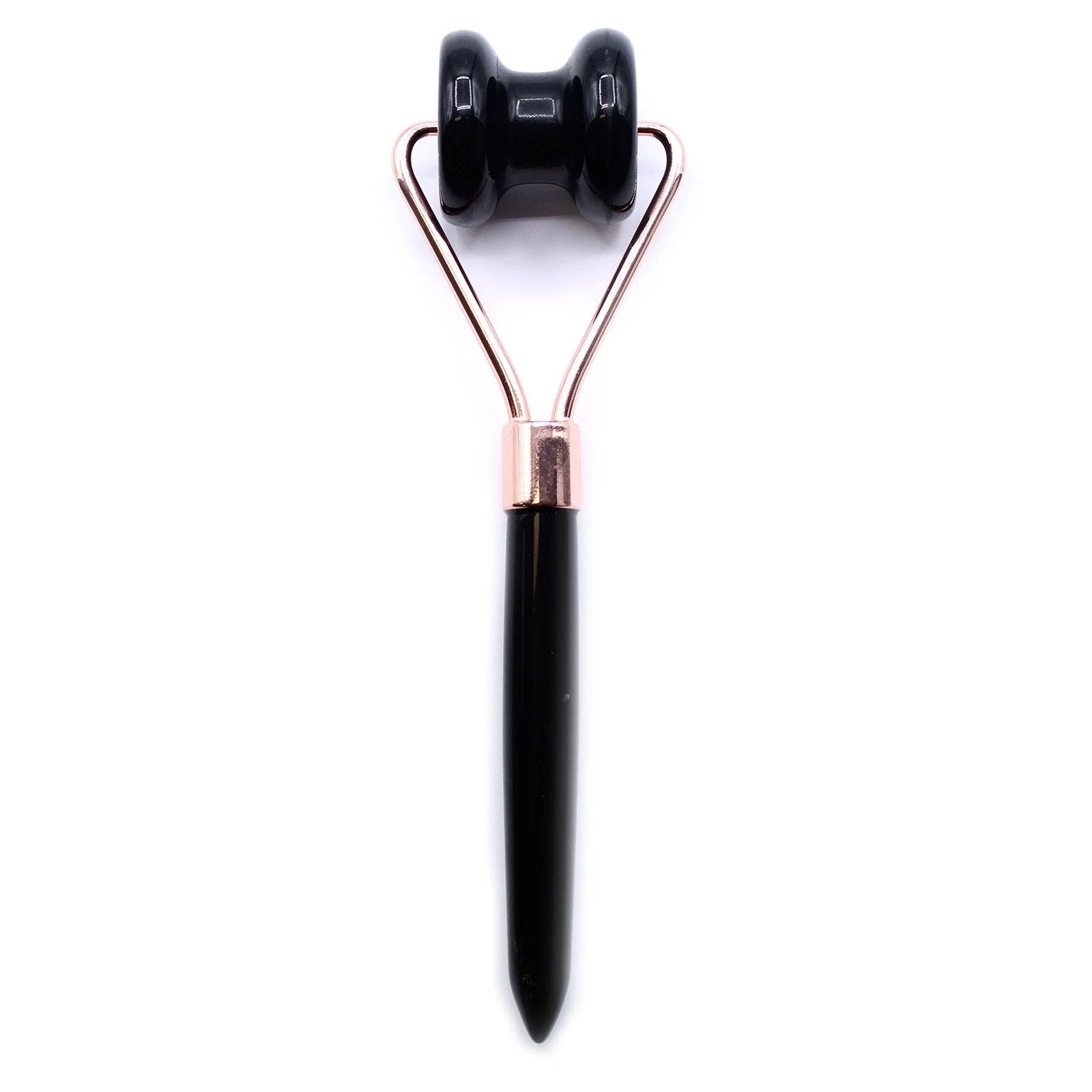 Gemstone Jawline Roller - Black Obsidian by AW Dropship UK