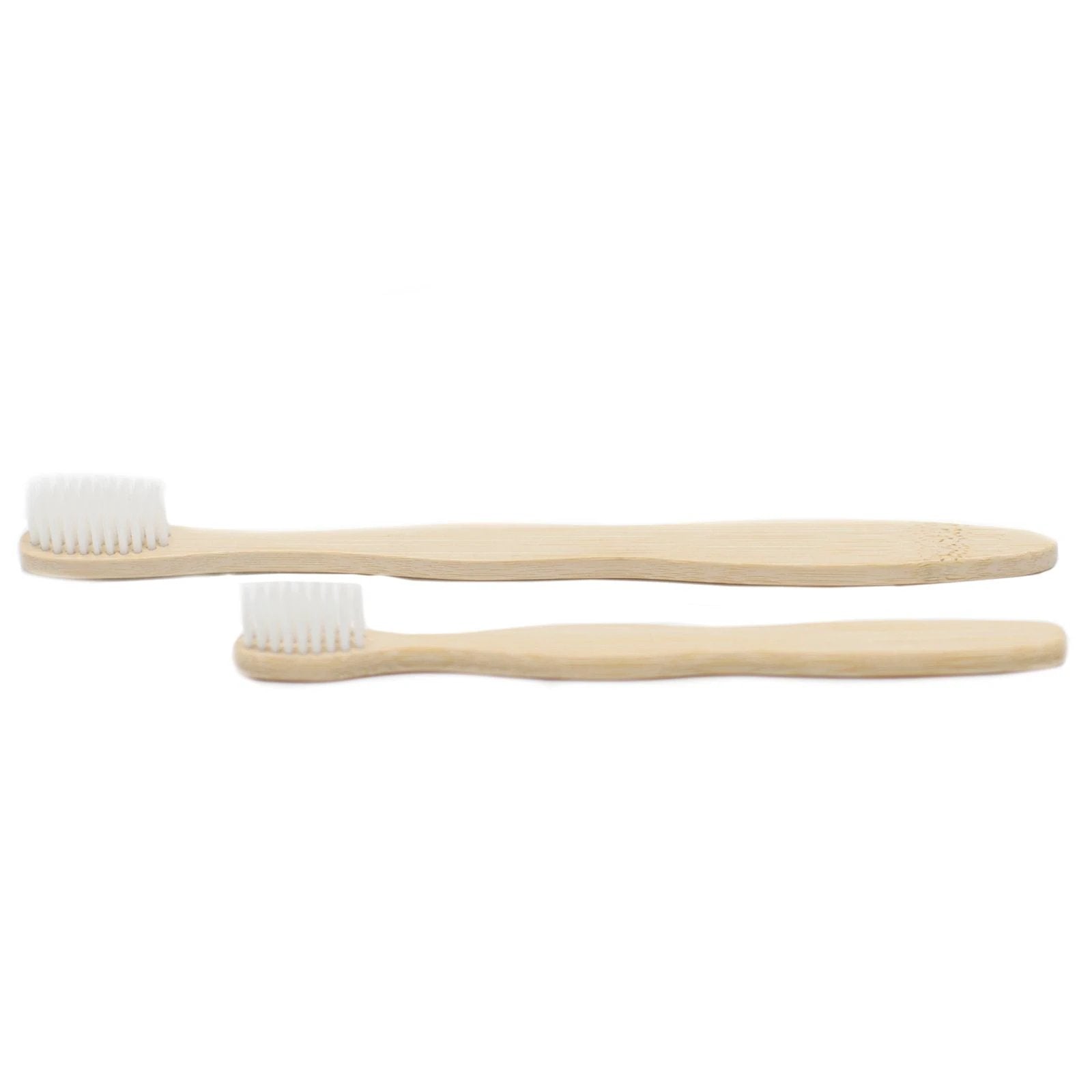 Bamboo Toothbrush - White - Family Pack of 4 - Med Soft by AW Dropship UK