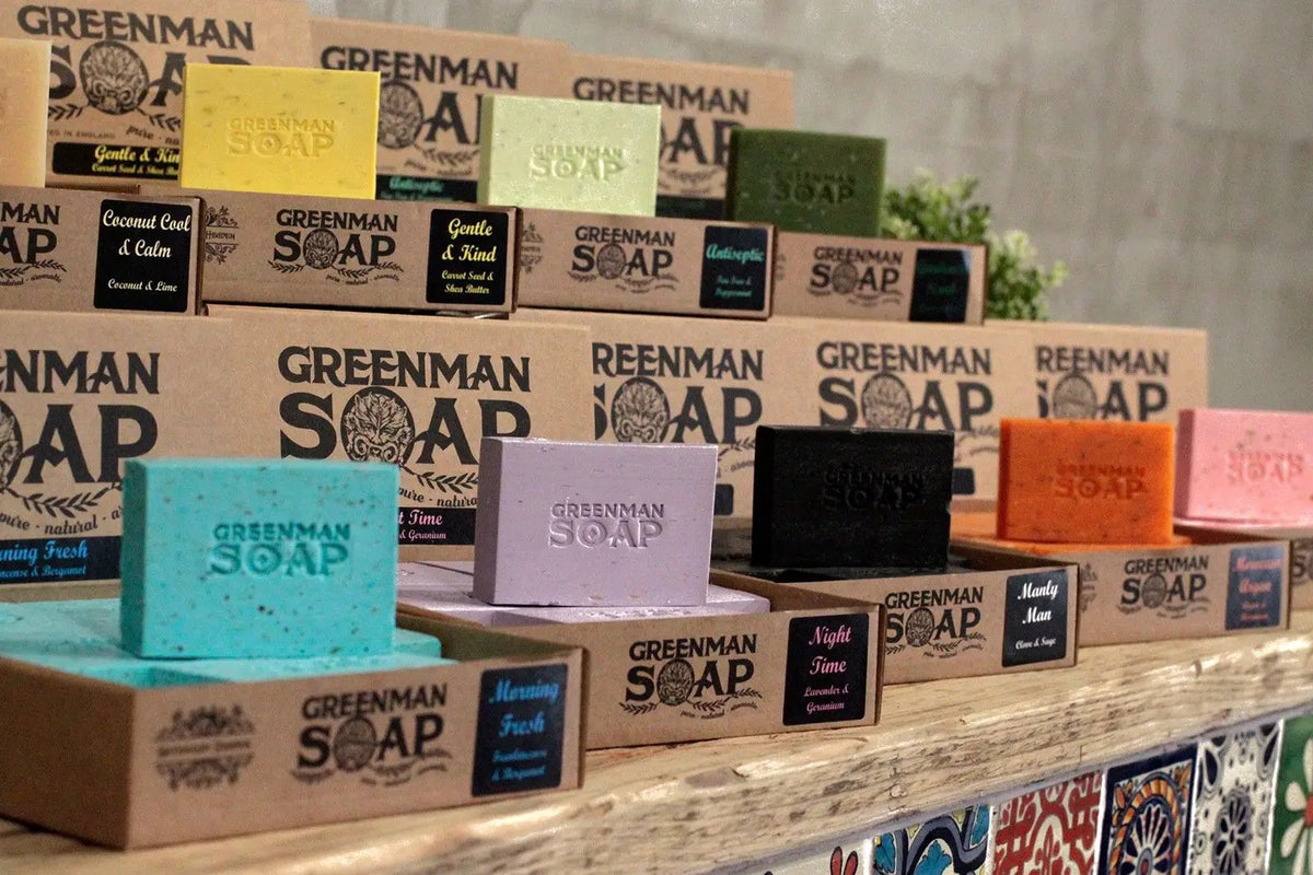 Greenman Soap Slice 100g - Manly Man by AW Dropship UK