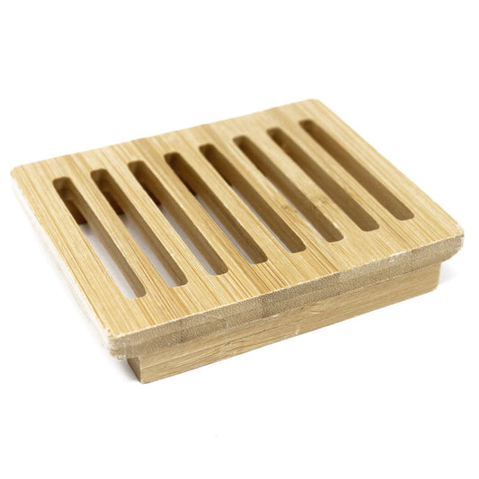 Hemu Wood Soap Dish - Box by AW Dropship UK