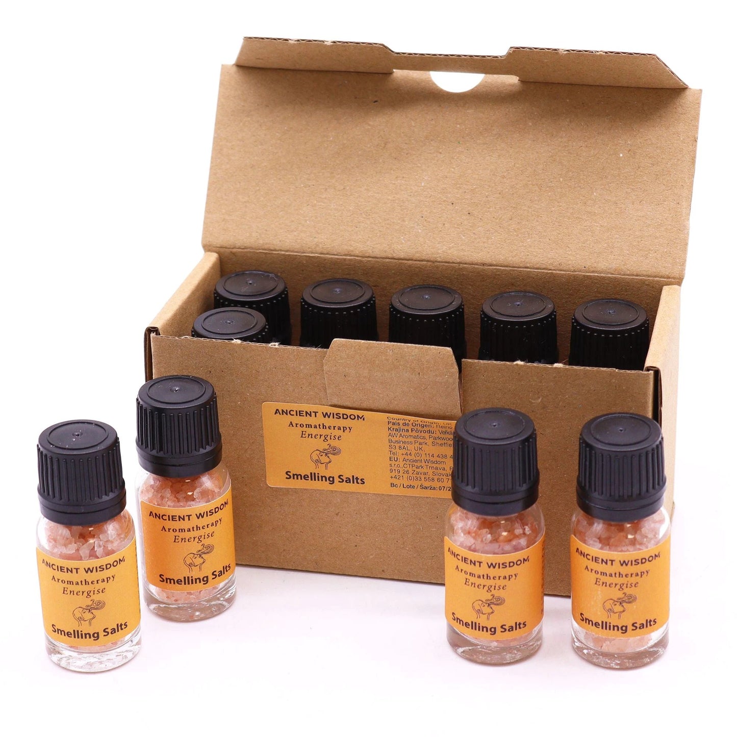 Energise Aromatherapy Smelling Salt by AW Dropship UK