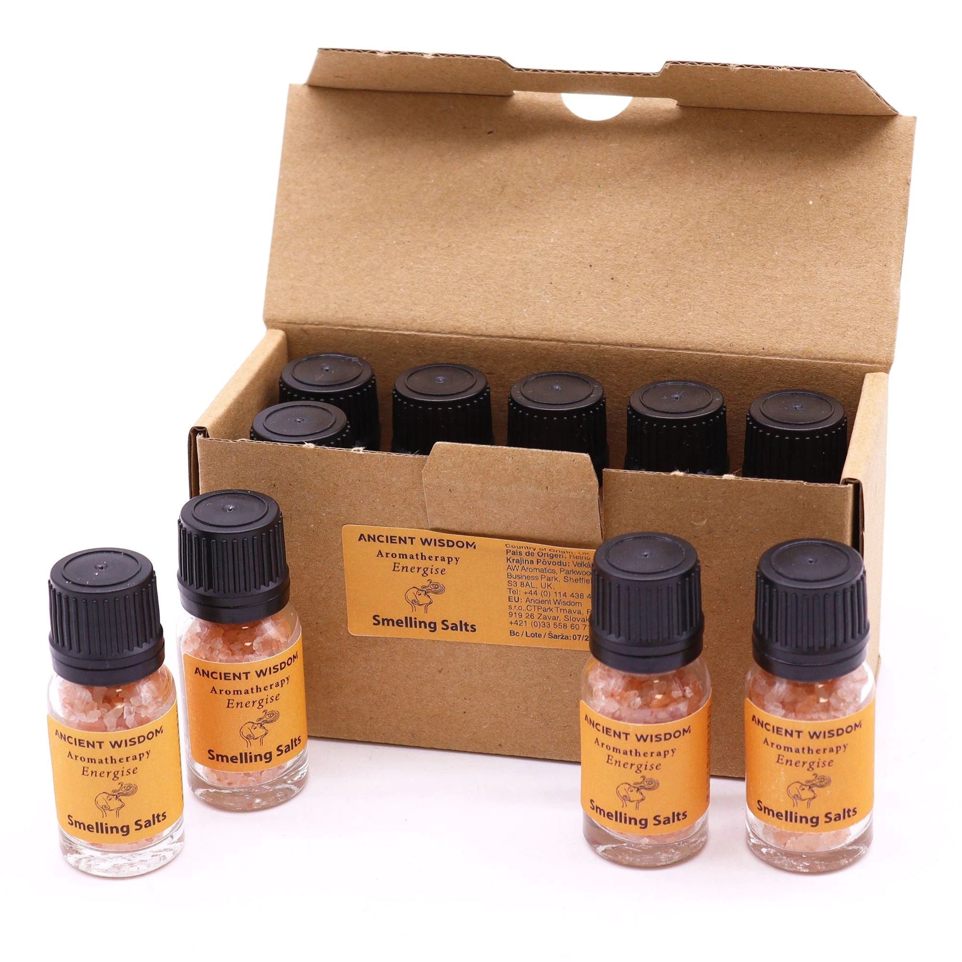 Energise Aromatherapy Smelling Salt by AW Dropship UK