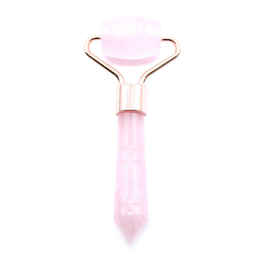 Gemstone Mini Roller - Rose Quartz by AW Dropship UK
