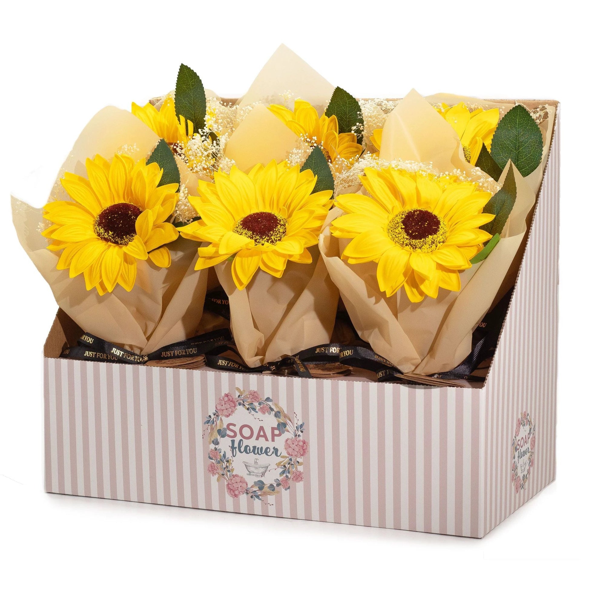 Soap Flower - Single Sunflower by AW Dropship UK