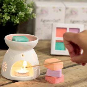 Wax Melter with Four Soy Wax Melts by AW Dropship UK
