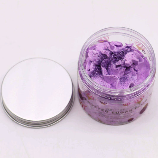 Frosted Sugar Plum Whipped Soap 120g – Luxurious Lather