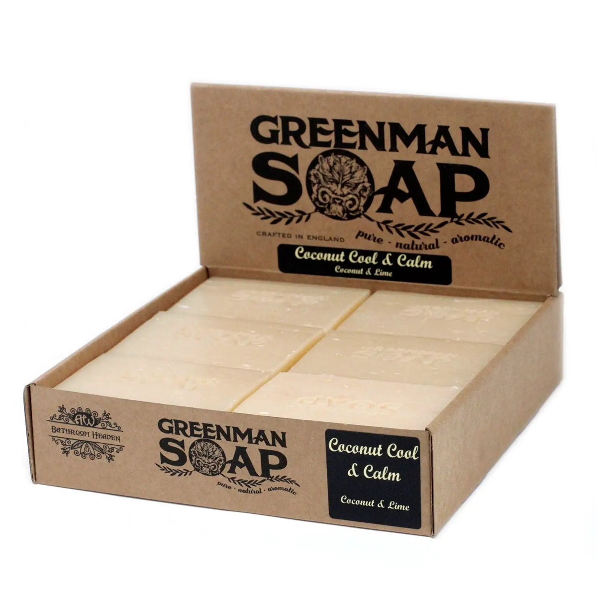 Greenman Soap Slice 100g - Coconut Cool & Calm by AW Dropship UK