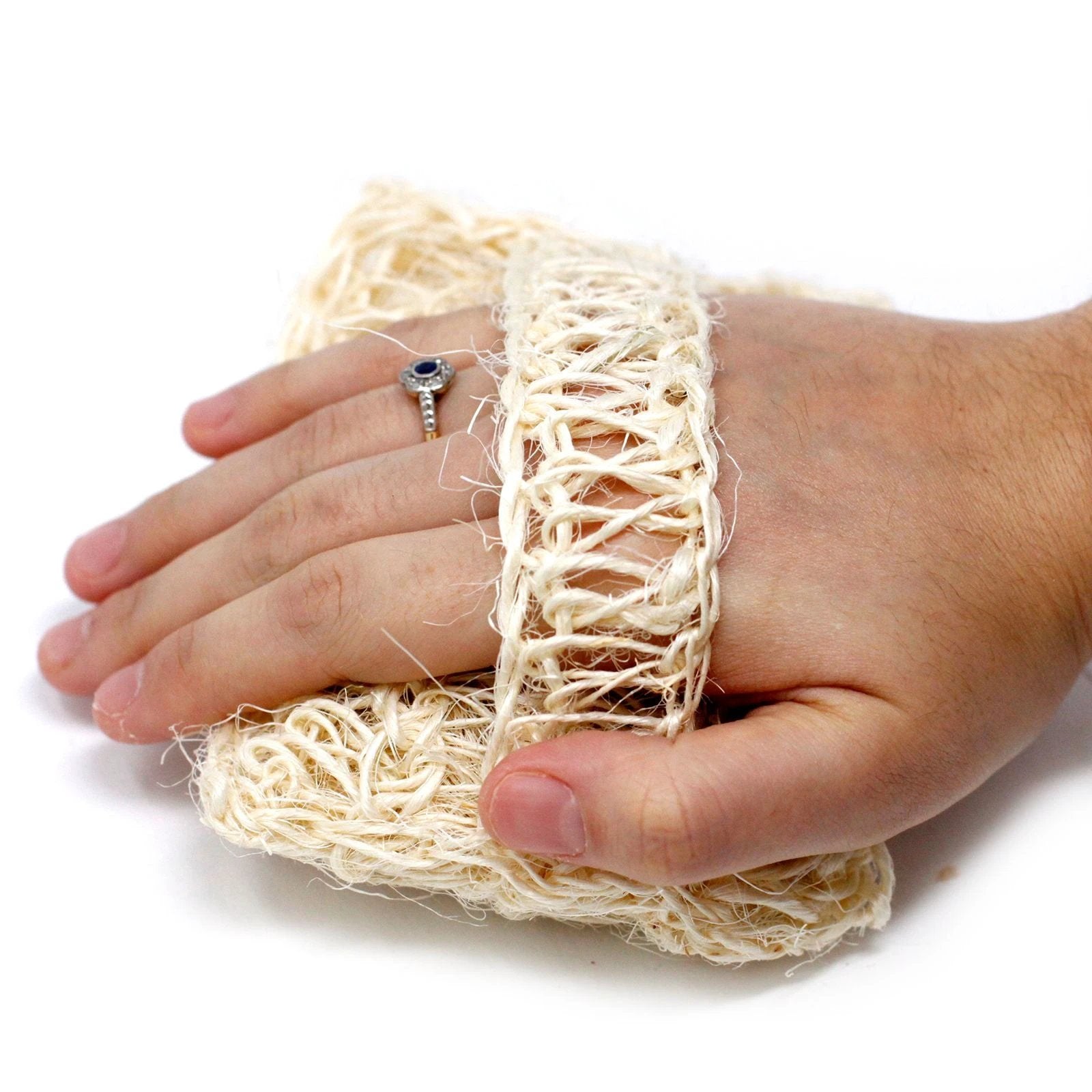 Sisal Sponge and Scrub - Soft Exfoliating Cushion by AW Dropship UK