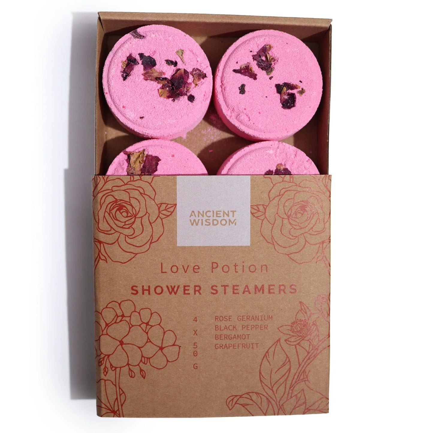 Zen Shower Steamers - Therapy Wellness Gift Set - Love Potion by AW Dropship UK