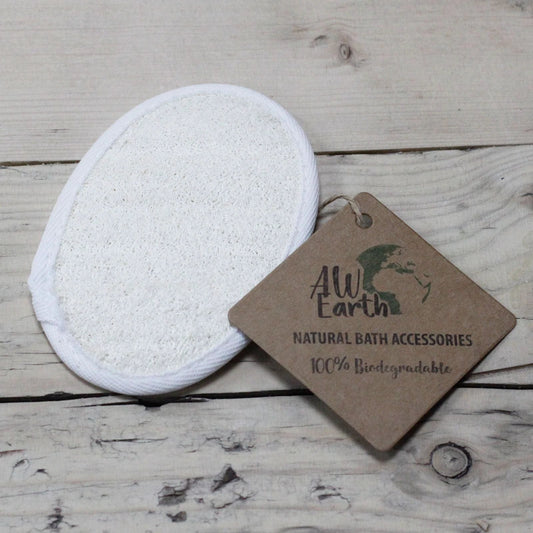 Natural Loofah Body Scrubs - Oval by AW Dropship UK