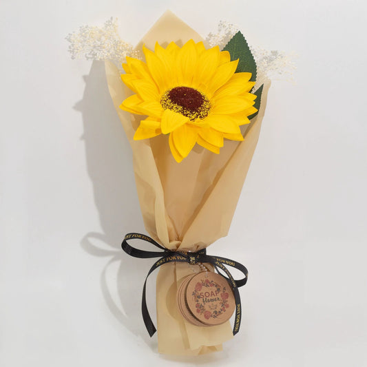 Soap Flower - Single Sunflower by AW Dropship UK