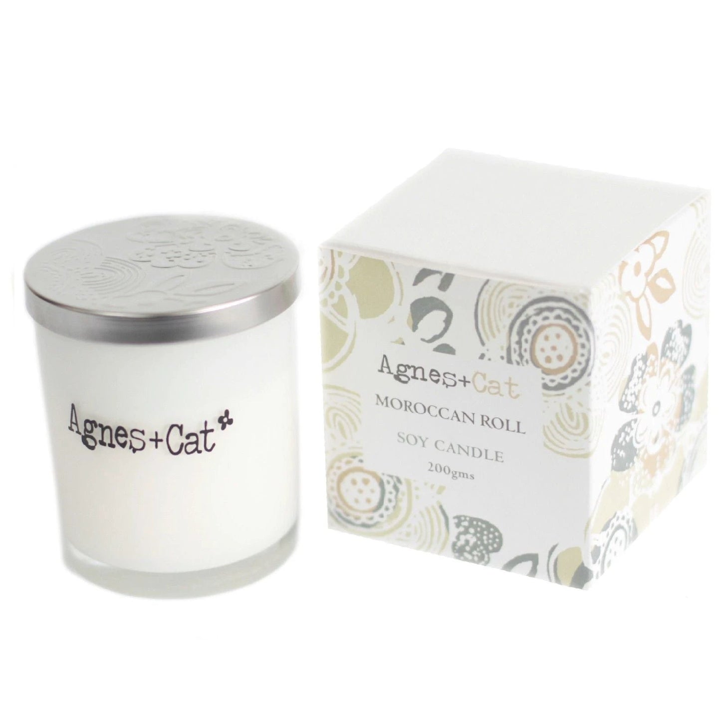 Agnes + Cat Votive Candle - Moroccan Roll by AW Dropship UK