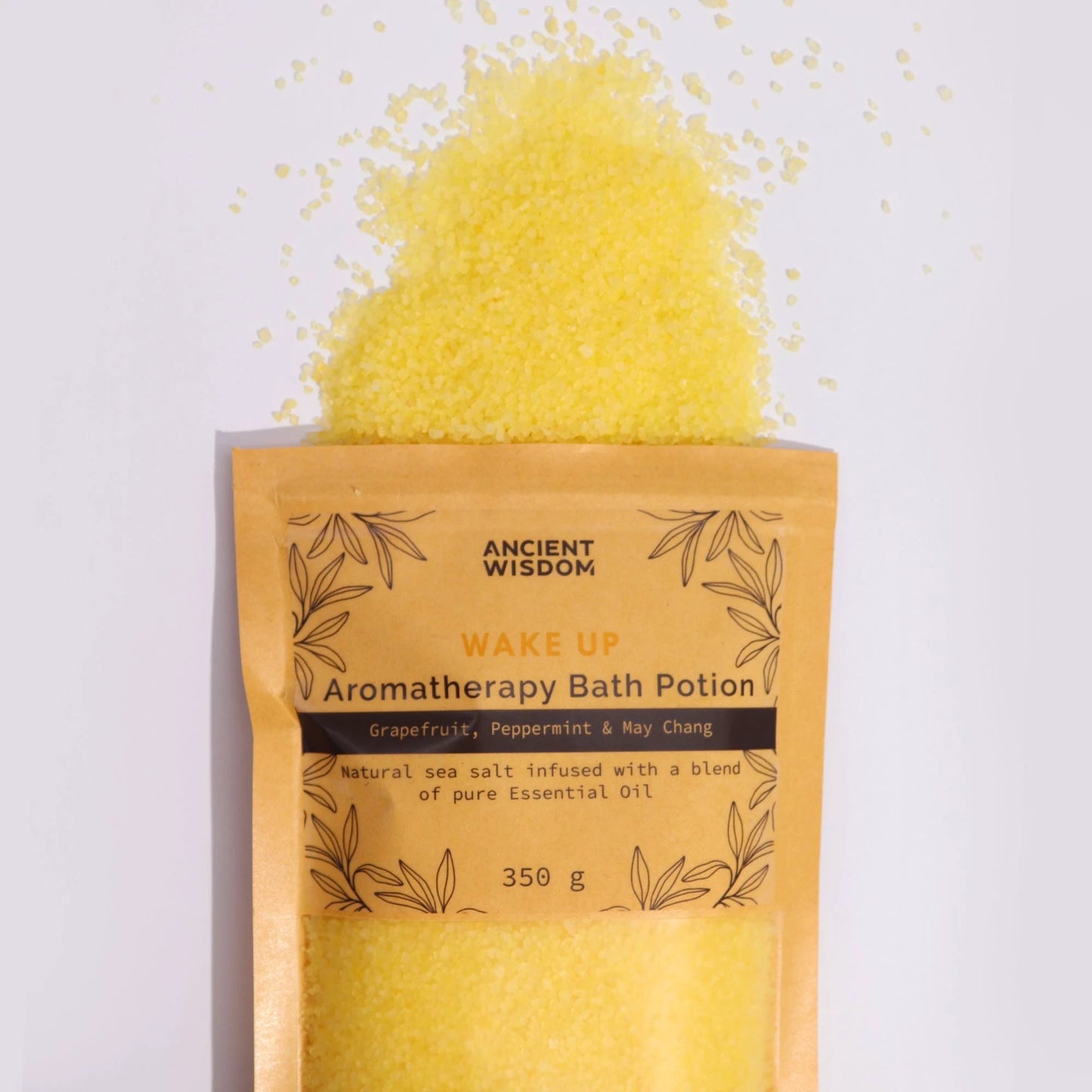 Aromatherapy Bath Potion in Kraft Bag 350g - Wake Up by AW Dropship UK