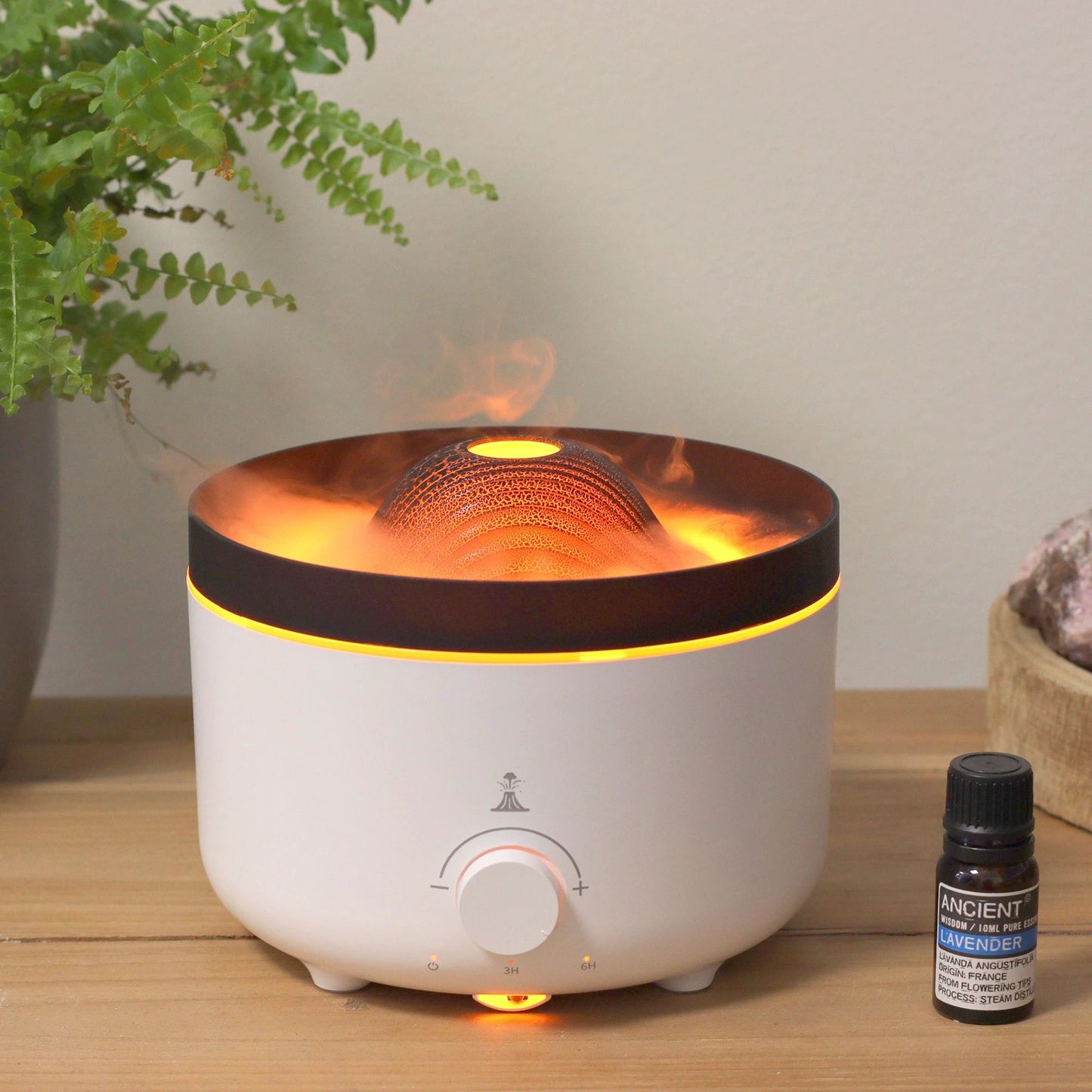Large Volcano Effect Aroma Diffuser (plug) Two Colours - 560ml by AW Dropship UK