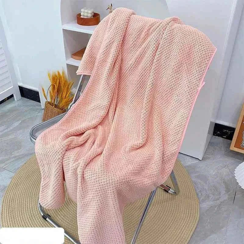 Large Quick-Drying Cotton Bath Towel for Women