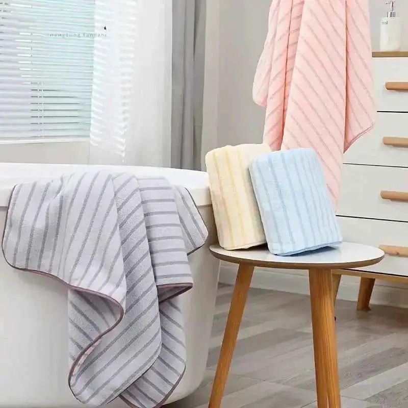 Luxurious Coral Wool Thick Bath Towel - Great Gift!