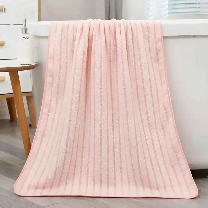Luxurious Coral Wool Thick Bath Towel - Great Gift!