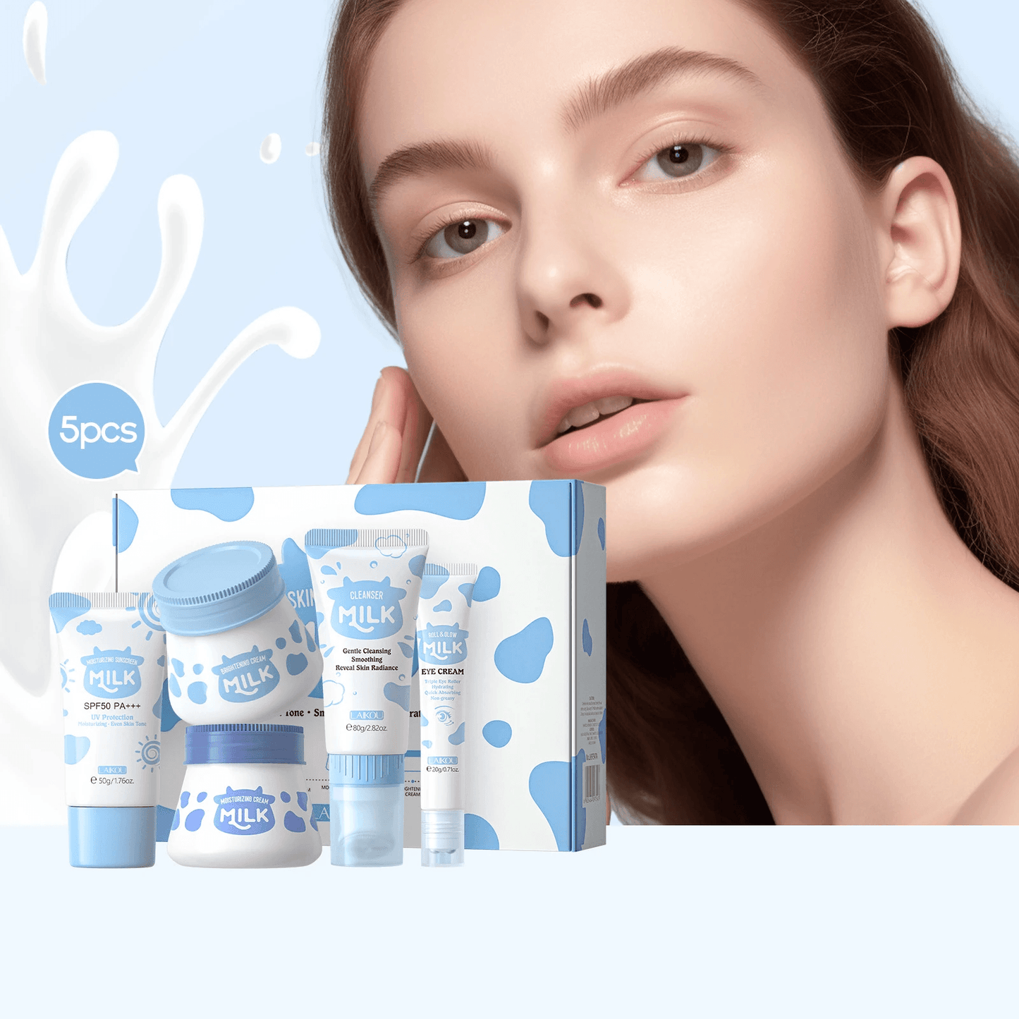 Milk Skin Care Set by Pampering Heaven